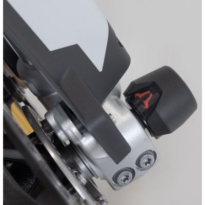Proteggilato SW-Motech per l'asse della ruota anteriore F900GS/A 24+, F850GS/A 18-23, F800GS 24+, F750GS 18-23