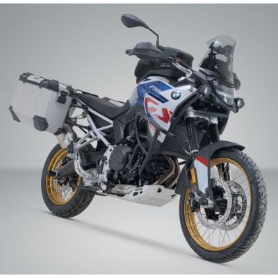 45+37l ALU side cases SW-Motech Trax Adventure + carriers for F900GS 2024+, silver