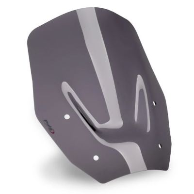 Plexi standard de Puig 38 cm pour BMW R1300GS/A 2023+ (avec ACC), teinté noir.