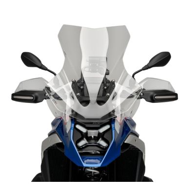 Aukštas kelioninis plexi Puig 68cm BMW R1300GS/A 2023+ (be ACC), skaidrus