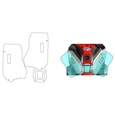 Wunderlich beschermfolie voor tank BMW R1300GS Adventure 2024+