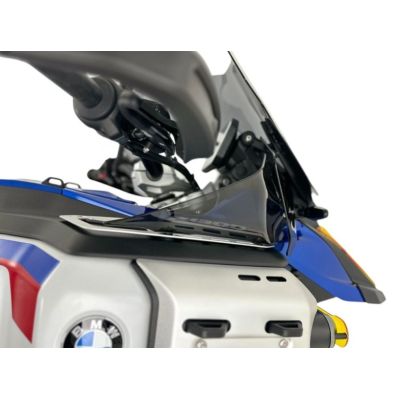 Extra zijdeflectoren WRS voor BMW R1300GS Adventure 2024+, licht rookkleurig