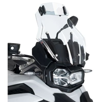 Deflector ajustable Puig Clip-On 9x23cm, claro