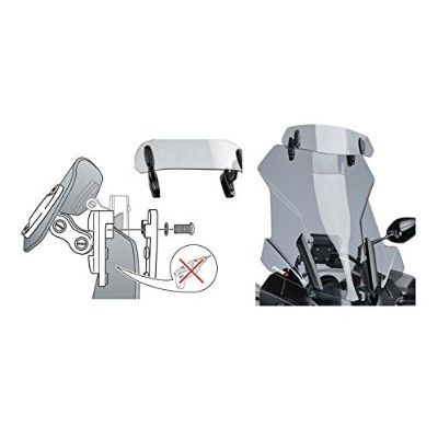 Přídavný nastavitelný deflektor Puig Clip-On, čirý