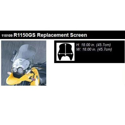 Plexi V-Stream kouřové 46cm R1150GS/A