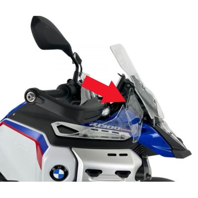 Voorvlakkige deflectoren WRS voor BMW R1300GS Adventure 2024+, helder