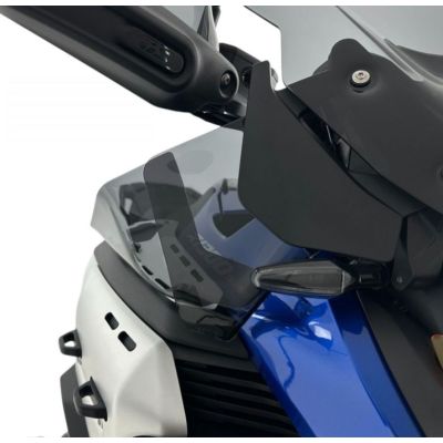 Ekstra frontdeflektorer WRS til BMW R1300GS Adventure 2024+, mørkt røgfarvet