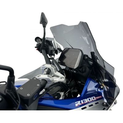Plexi WRS Touring Plus 43cm pentru BMW R1300GS/A 2023+ (cu ACC), ușor fumuriu