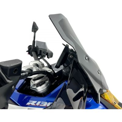 Plexi WRS Touring Plus 43cm pentru BMW R1300GS/A 2023+ (cu ACC), ușor fumuriu
