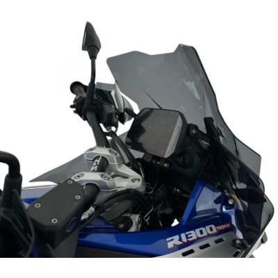 Πλεξιγκλάς WRS Touring Plus 43cm για BMW R1300GS/A 2023+ (με ACC), σκούρο καπνί