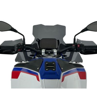 Pare-brise WRS Touring Plus 43cm pour BMW R1300GS/A 2023+ (avec ACC), teinté foncé