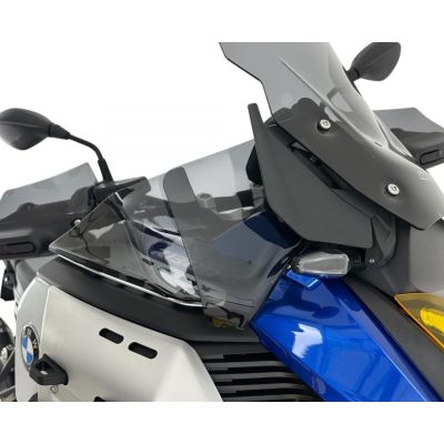 Deflectoare laterale aditionale WRS pentru BMW R1300GS Adventure 2024+, fumuriu închis