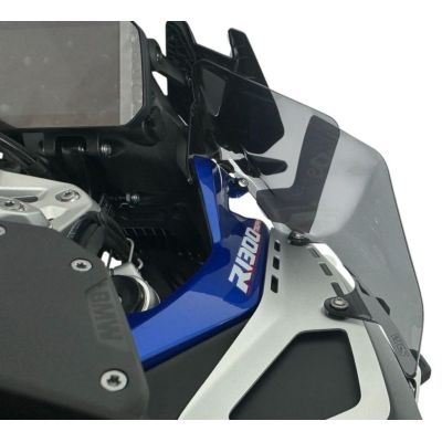 Dodatni stranski deflektori WRS za BMW R1300GS Adventure 2024+, temno dimljeni