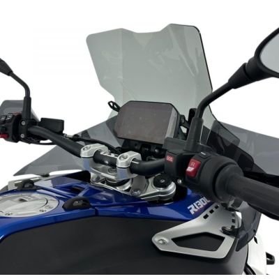 Plexi WRS Caponord Plus 48cm BMW R1300GS/A 2023+ (ACC-vel), enyhe füstös