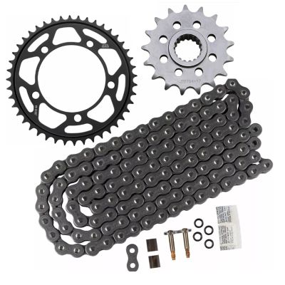 Set di catena EK Chains per BMW F900GS/A 23+, F850GS/A 18-23, F800GS 23+, F750GS 18-23