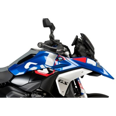 Zems aizsargstikls Puig Sport Plus 26cm BMW R1300GS/A 2023+ (ar ACC), melns matēts