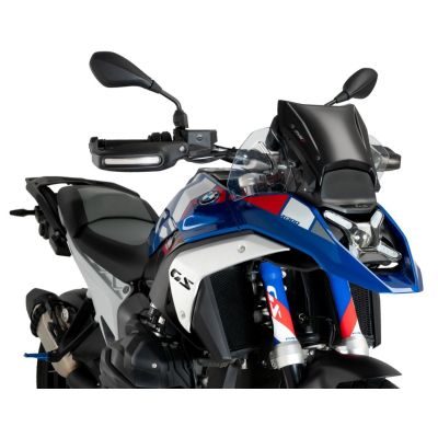 Niskie plexi Puig Sport Plus 26cm do BMW R1300GS/A 2023+ (z ACC), matowy czarny