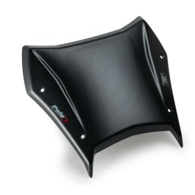 Low Puig Sport Plus 26cm windshield for BMW R1300GS/A 2023+ (with ACC), carbon look