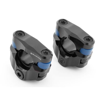 Antivibratiivinen ohjaustangon korotus Wunderlich Ergo ProFLEX 27 mm ylöspäin R1250GS/A 18-24, R1200GS LC 13-18, musta