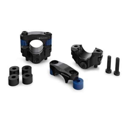 Antivibracijsko povećanje upravljača Wunderlich Ergo ProFLEX za 27mm prema gore za R1250GS/A 18-24, R1200GS LC 13-18, crno