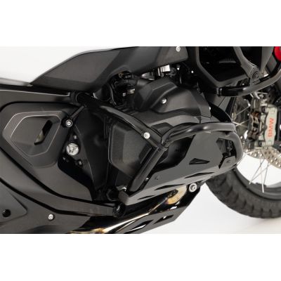 Wunderlich stainless steel reinforcement for the original lower crash bar BMW R1300GS/A 2023+, black