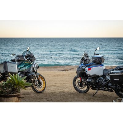 Renfort en acier inoxydable Wunderlich pour le cadre de protection d'origine inférieur BMW R1300GS/A 2023+, noir