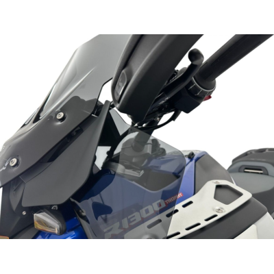 Store side deflektorer WRS til BMW R1300GS Adventure 2024+, mørk røg