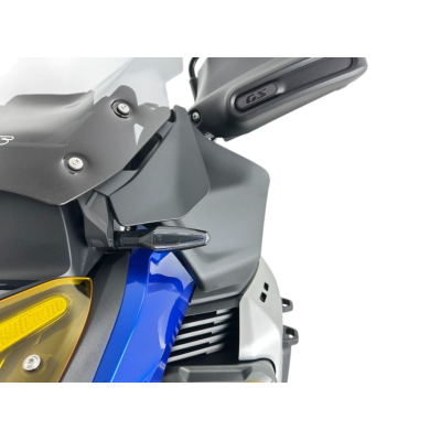 Lieli sānu deflektori WRS priekš BMW R1300GS Adventure 2024+, melns matēts