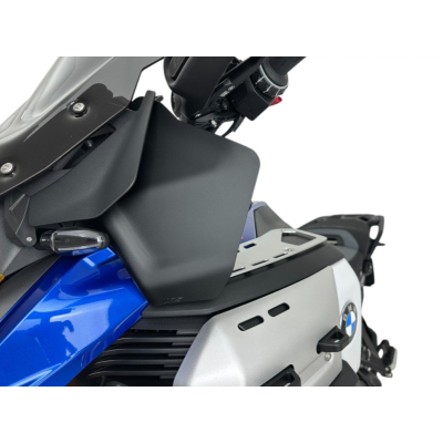 Veliki bočni deflektori WRS za BMW R1300GS Adventure 2024+, mat crni