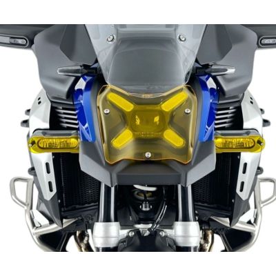Kryty WRS pre originálne prídavné svetlá BMW R1300GS Adventure 2024+, žlté