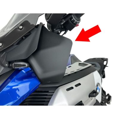 Големи странични дефлектори WRS за BMW R1300GS Adventure 2024+, матово черни