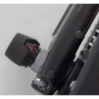 SW-Motech fall protectors for the rear wheel axle F900GS/A 24+, F850GS/A 18-23, F800GS 24+, F750GS 18-23