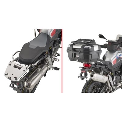 Metalowa płyta pod topcase Kappa/Givi dla BMW F900GS Adventure 2024+, F850GS Adventure 2018-2023