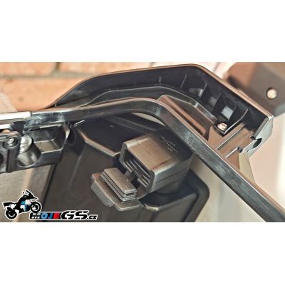 Coffres latéraux en aluminium d'origine pour BMW R1300GS Adventure 2024+, argentés