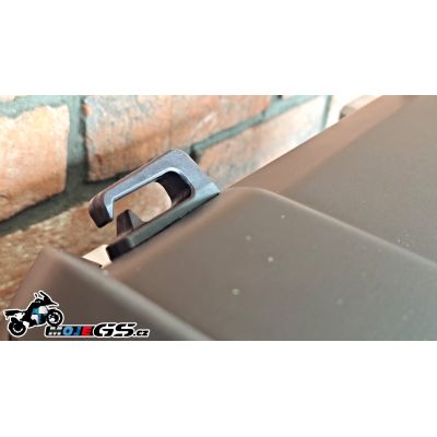 Originala aluminium sidoväskor för BMW R1300GS Adventure 2024+, svarta