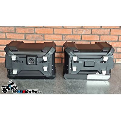 Originele aluminium zijtassen voor BMW R1300GS Adventure 2024+, zwart
