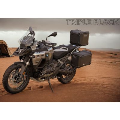 Originale aluminium sidekufferter til BMW R1300GS Adventure 2024+, sorte