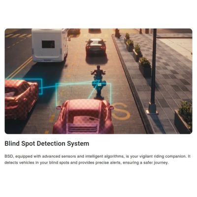 Cámaras de seguridad con grabación y detección de ángulo muerto para Chigee AIO-6 Max/LTE