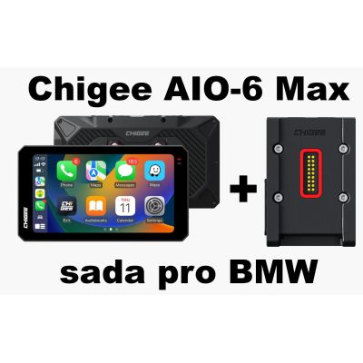 Chigee AIO-6 Max Play voor BMW – „Apple CarPlay / Android Auto - telefoonmirroren met bediening vanaf het stuur