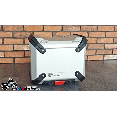 Originalt topcase för BMW R1300GS Adventure 2024+, silverfärgad