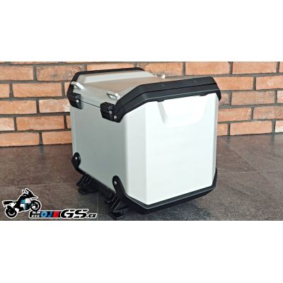 Originalt topcase för BMW R1300GS Adventure 2024+, silverfärgad