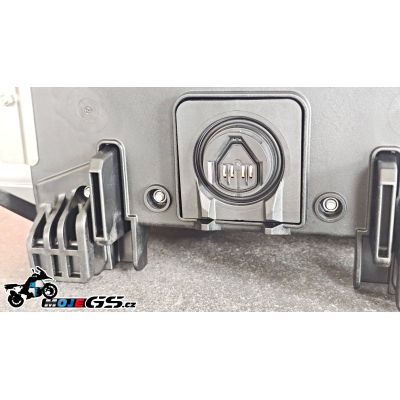 Topcase original para BMW R1300GS Adventure 2024+, plateado