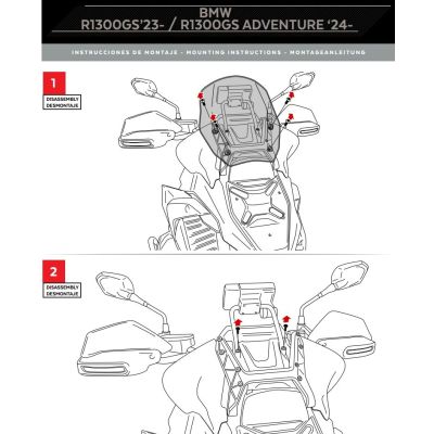 Puig skydd mot vatten för cockpit för R1300GS/A 2023+