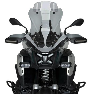 Plexiglas de voyage Puig 57 cm avec déflecteur pour BMW R1300GS/A 2023+ (sans ACC), légèrement fumé