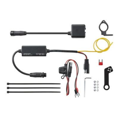 Dwustronna ładowarka USB A+C 100W Interphone do ładowania akcesoriów i akumulatora motocykla