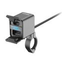 Chargeur USB A+C double face 100W Interphone pour charger des accessoires et la batterie de la moto