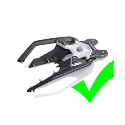 Topcase original para BMW R1300GS Adventure 2024+, preto.