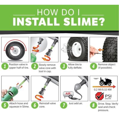 Utěsňovač a prevence defektů Slime pro bezdušové pneumatiky, 237ml