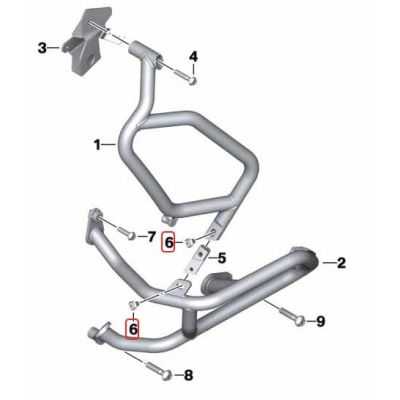 Șurub M8x16 pentru R1250GSA 2018-2024, F900GSA, F850GSA
