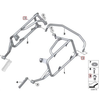 Šroub M8x16 pro R1250GSA 2018-2024, F900GSA, F850GSA